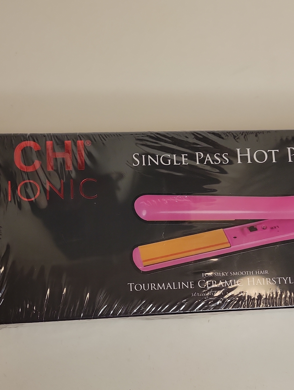 Chi Pink Tourmaline Ceramic Hair Straightener - Single Pass Hot Plate